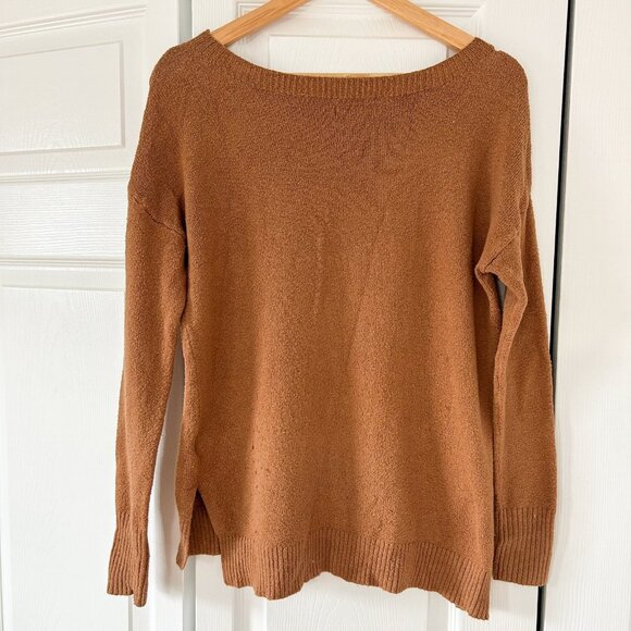 American Eagle Whoa So Soft Tan Crewneck Sweater Women’s Size Small - Picture 5 of 8